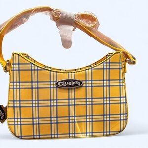 Clueless Yellow-Blue Plaid Women's Bag